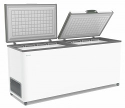 ЛАРЬ МОРОЗИЛЬНЫЙ FROSTOR F 700 SD БЕЛЫЙ (СЕРАЯ РАМКА) STANDART DOUBLE (ПРОПАН)